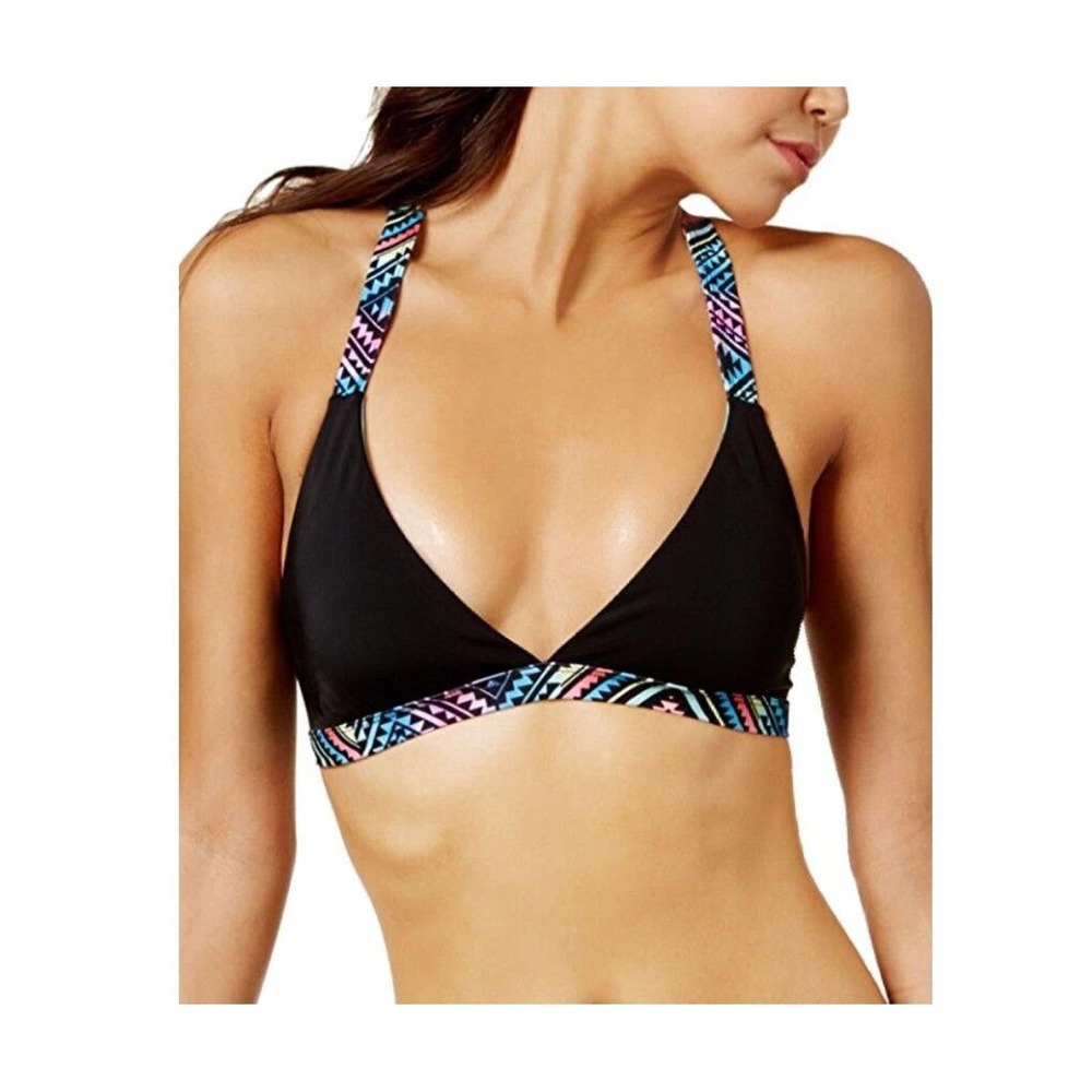 Sundazed Gia Strappy black Bikini Top Size L